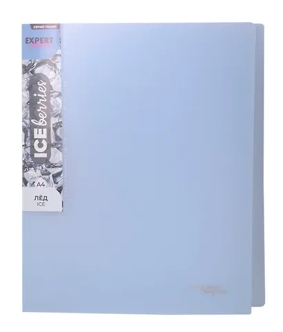 Папка с бок.прижимом А4 "Trend ICEberries", пластик 20мм, ассорти, - фото 9