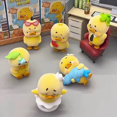 Коллекционная фигурка "Расстроенная утка" 6,5см, Blind Box, 1983 Toys, 15+ - фото 8