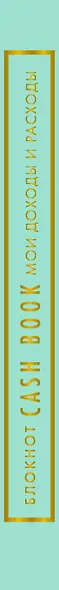 Блокнот «CashBook. Мои доходы и расходы», 88 листов, мятный - фото 5