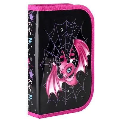 Пенал 1 отделение "Гламурная мышка" 13.3*20*3.5 см, ПВХ, молния - фото 1