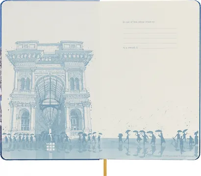 Книга для записей А5, 120 листов в линейку "Le I Am Milan Large", слоновая кость, жесткая обложка, Moleskine - фото 6