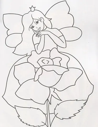 Волшебство цветочных фей. Посмотри и раскрась - фото 4