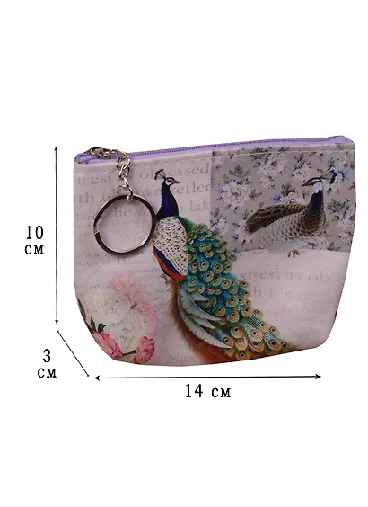 Сувенир, Косметичка Schreiber/Шрайбер Павлины 14,5*10*3см., 6 дизайнов в ассортименте S 1992 - фото 1