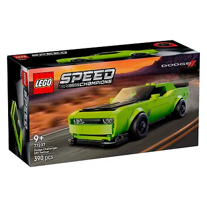 77237 Конструктор детский LEGO Speed Champions Автомобиль Dodge Challenger SRT Hellcat, 390 деталей, возраст 9+ - фото 2