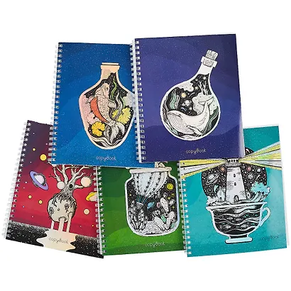 Тетрадь в клетку Listoff, "Морская коллекция", 96 листов, в ассортименте - фото 7