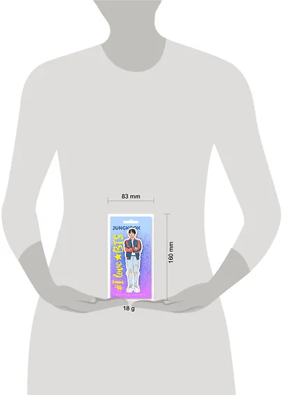 Фигурная магнитная закладка. BTS. Чонгук - фото 3