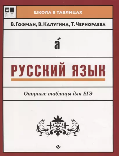 Русский язык.Опорные таблицы для ЕГЭ дп - фото 1