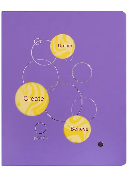 Тетрадь в клетку Listoff, "Total Lilac. Bubbles", 48 листов, в ассортименте - фото 3