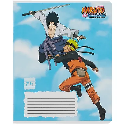 Тетрадь в линейку Naruto, 24 листа, в ассортименте - фото 1