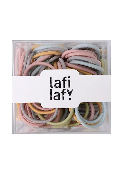 Набор резиночек в коробочке (100 штук) (пастельные оттенки) (2 см), Lafilaf - фото 4