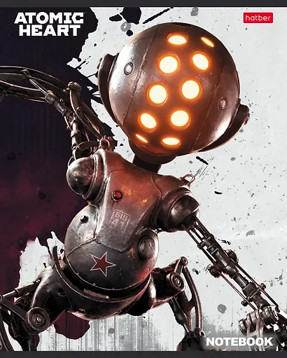 Тетрадь в клетку Hatber, "Atomic Heart 4", 48 листов, в ассортименте - фото 3