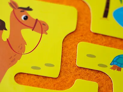 Кто моя мама? Следуй за линией! Тактильная книжка - фото 3