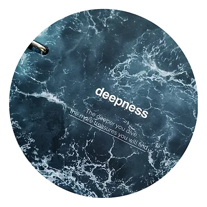 Тетрадь на кольцах «Ocean. Пучина» 80 листов в клетку, А5, сменный блок - Be Smart - фото 4