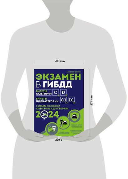 Экзамен в ГИБДД. Категории C, D, подкатегории C1, D1 (с посл. изм. и доп. на 2024 год) - фото 10