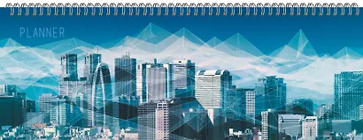 Планинг недат. 56л "Большой город" настольный, 7БЦ, глянц.лам, офсет - фото 3