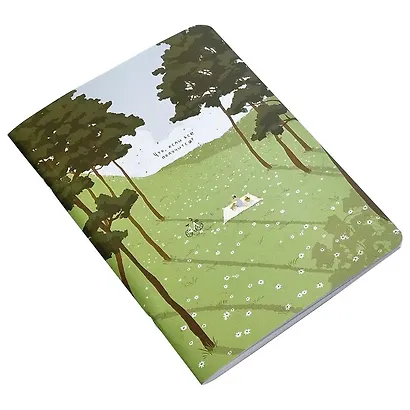 Тетрадь «Soul», 40 листов в клетку, роща, скрепка - фото 3