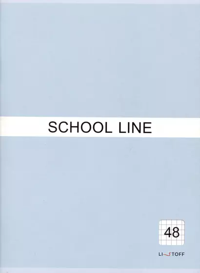 Тетради в клетку Listoff, "Basic line. Blue", А4, 48 листов - фото 1