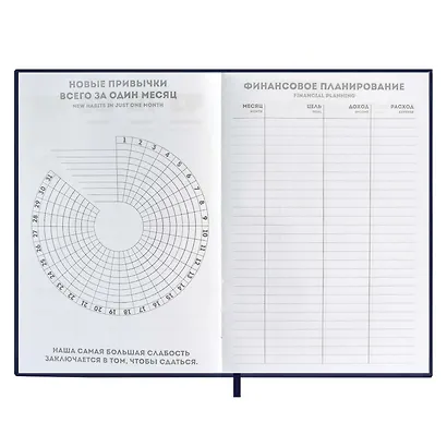 Ежедневник недатированный "Шеврет экстра", А5, 120 листов, синий - фото 4