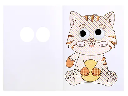 Водная раскраска с глазками и кисточкой. Домашние животные - фото 2