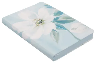 Ежедневник дат. 2026г. А5 176л 140x200 мм "Petals. Цветок" иск.кожа, интегр.переплет, тонир.блок, карман, шелкография, цвет.обрез, 2 ляссе, скругл.углы - фото 3