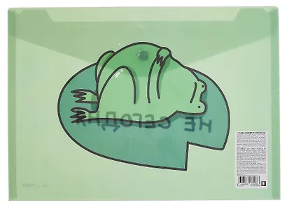 Папка-конверт А4 на кнопке "Не сегодня" пластик матовый 180мкм, полноцветная печать - фото 2