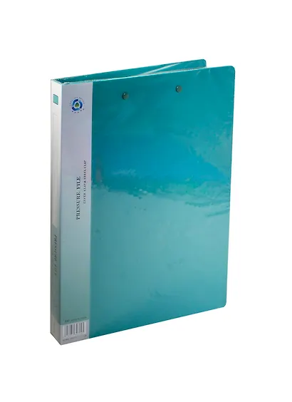 Папка с бок. прижимом и верхн.зажимом А4 пластик 1,0мм, ассорти, Comix - фото 1