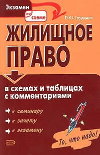 Жилищное право в схемах и таблицах с комментариями - фото 1