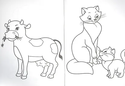 Раскраска. Забавные зверята - фото 3