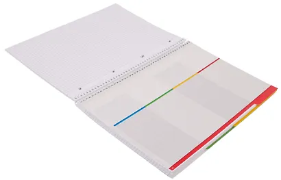 Тетрадь А4 120л кл. "Приключения чайки" 7БЦ, спираль, ламинация soft touch - фото 3