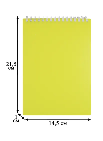 Блокнот А5 80 листов клетка "DIAMOND NEON" - фото 3