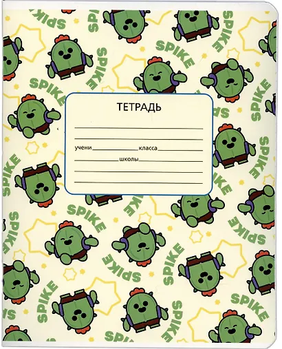 Тетрадь в клетку Premiere Publishing, Brawl Stars, 12 листов, в ассортименте - фото 2