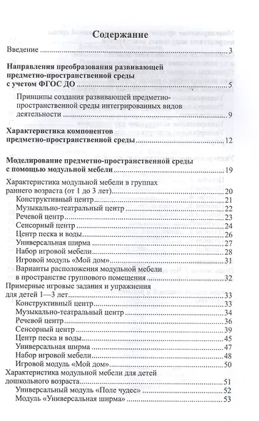 Моделирование развивающей предметно-пространственной среды в детском саду. ФГОС ДО - фото 2
