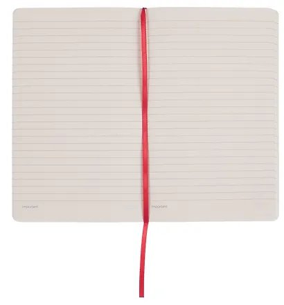 Книга для записей А5 80л лин. "Elegance" красная, инт.переплет, Schiller - фото 4