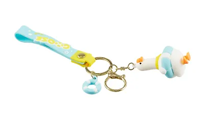 Брелок Гусь с надувным кругом (ПВХ) (6см) в ассортименте - фото 4