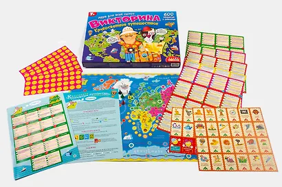 Игра настольная Дрофа-Медиа Викторина. Кругосветное путешествие - фото 2