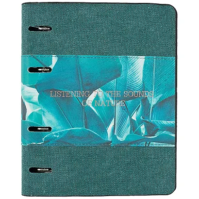 Тетрадь на кольцах в клетку InFolio, Nature зеленый, 120 листов - фото 1