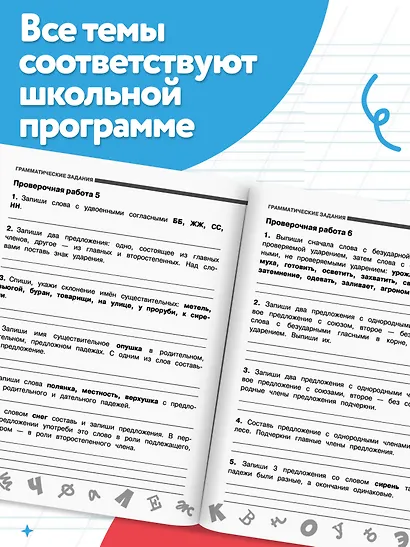 Русский язык. Проверочные и контрольные работы: 4 класс - фото 5