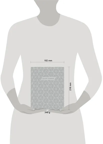 Книга для записей Bullet Journal, 60 листов, стальная - фото 3