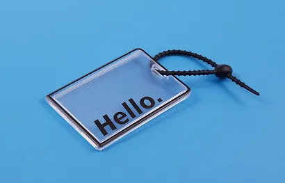 Бейдж "Hello.Smile.Nice.Good", пластик, в ассортименте - фото 5