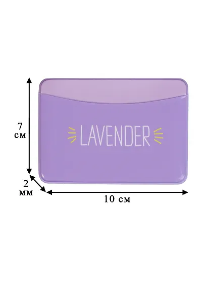 Чехол для карточек горизонтальный Lavender (ДКГ2018-12) - фото 3
