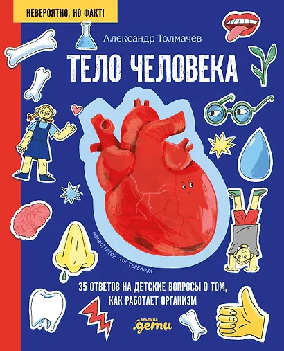 Тело человека. 34 ответа на детские вопросы о том, как работает тело - фото 1