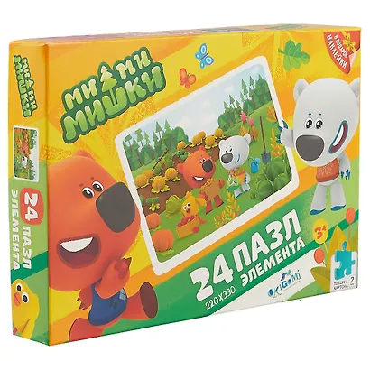 Пазл 24 эл. МиМиМишки. Борьба за урожай - фото 2