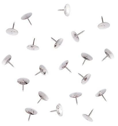 Кнопки силовые 100 штук белый металл, GoodMark - фото 3