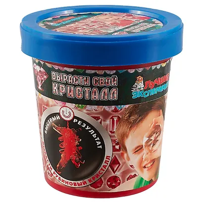Набор для опытов, Серия Лучшие эксперименты Вырасти рубиновый кристалл 120гр. - фото 1