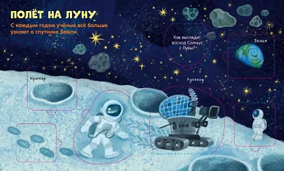 Космос. Книжка с окошками - фото 3