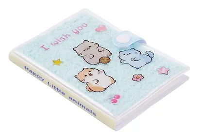 Записная книжка А7 60л нелин. "Котики" в ПВ-обл., на кнопке, мех., ассорти - фото 6