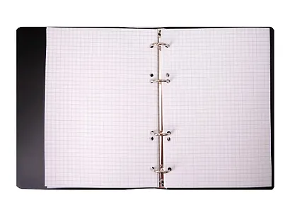 Тетрадь 80 листов, клетка, "Onyx" на кольцах - фото 2