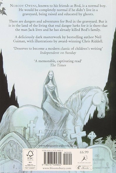 The Graveyard Book Neil Gaiman История с кладбищем Нил Гейман / Книги на английском языке - фото 2