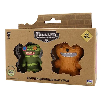 Коллекционные фигурки Fugglers Лабораторный монстр, Лохматый Добряк (2шт) (FG2015B) - фото 2