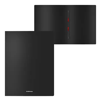 Папка-скоросшиватель «Classic», чёрная, Erich Krause, А4 - фото 3